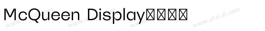 McQueen Display字体转换 McQueen Display字体转换